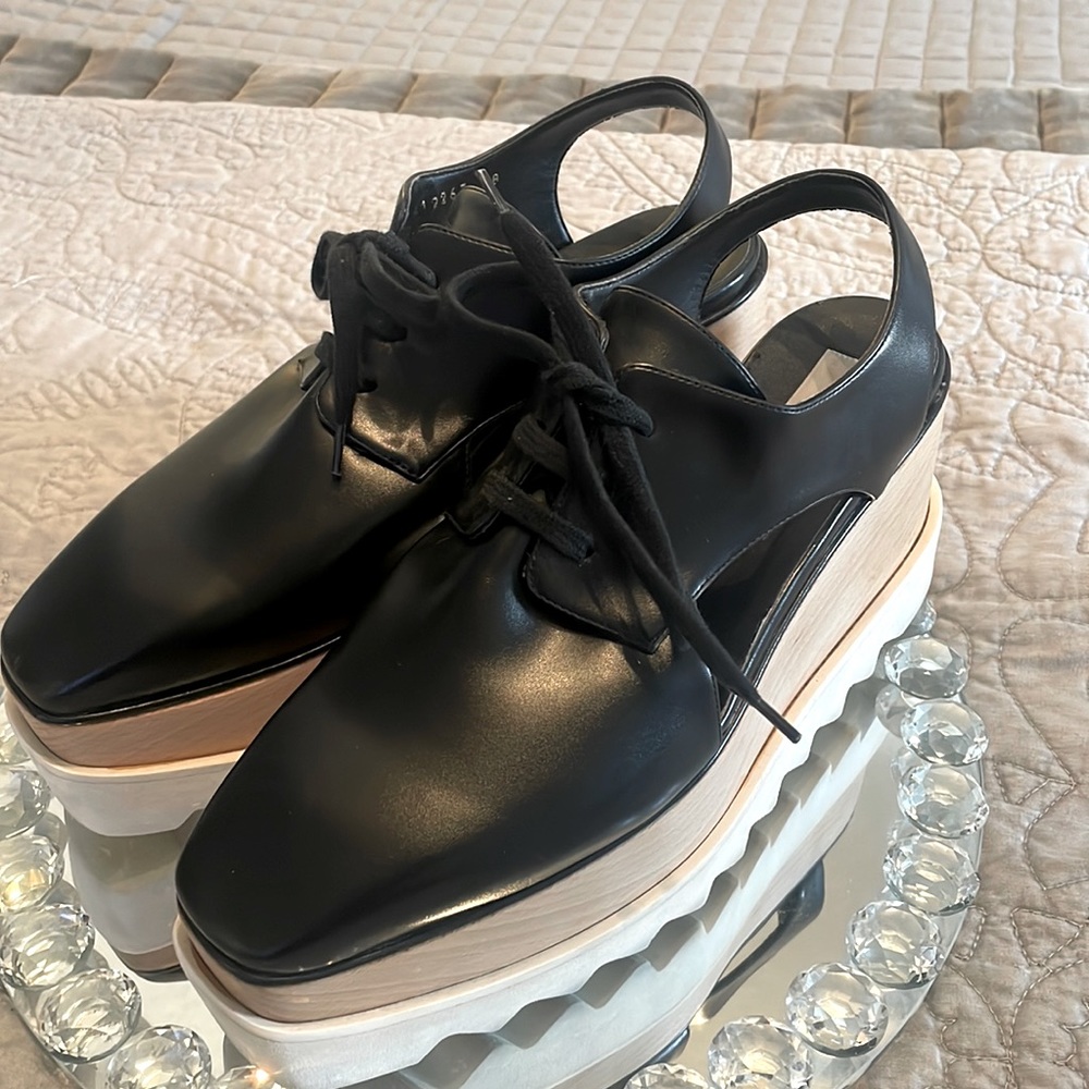 Stella McCartney Black Felik Platform shoes